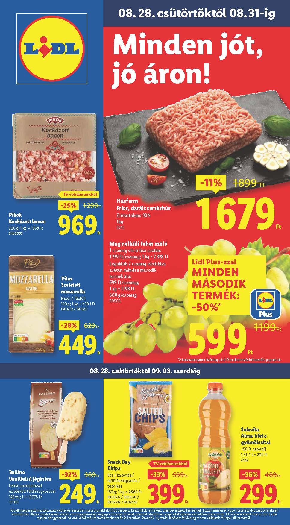 lidl akciós újság 2025 35 hét