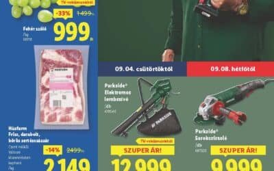 lidl akciós újság 2025 36 hét
