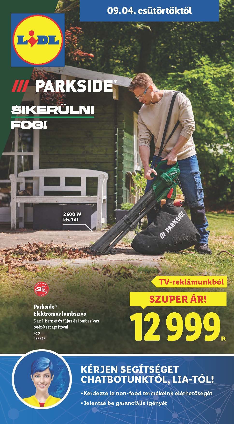 lidl nonfood akciós újság 2025 36 hét