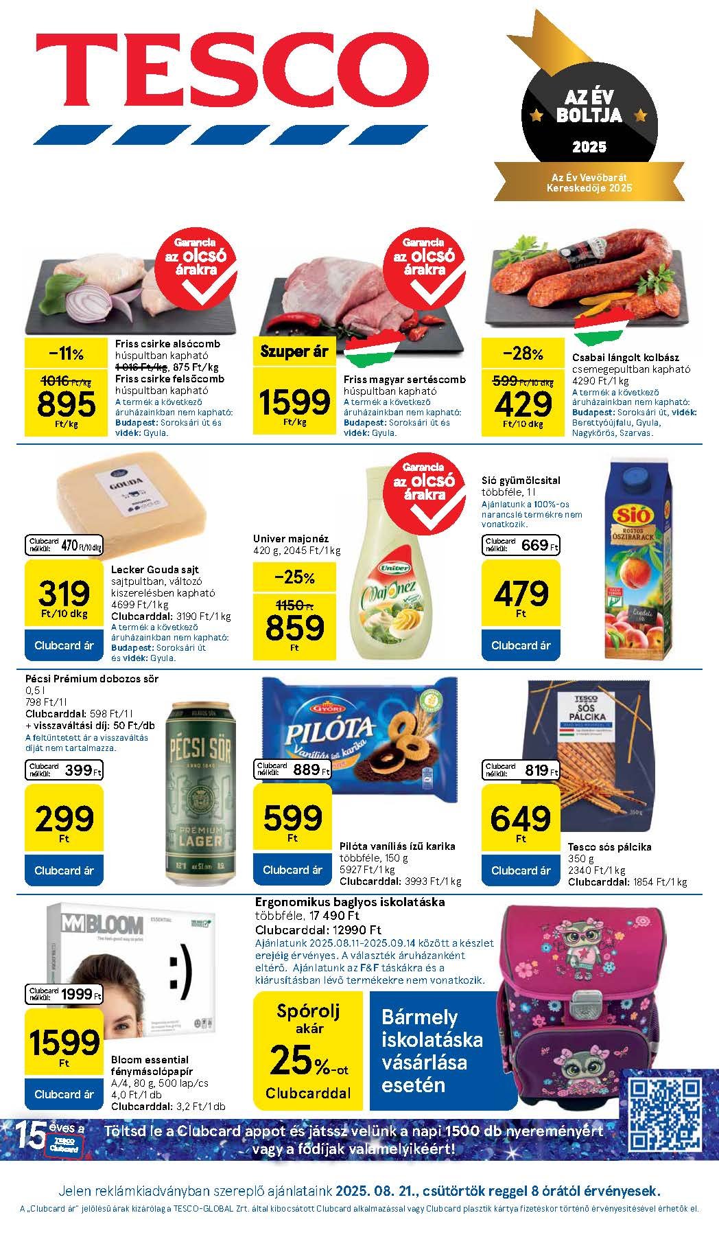 tesco hiprmarket akciós újság 2025 34 hét