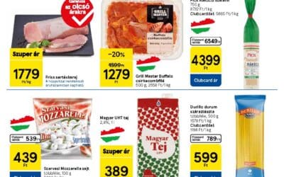 tesco szupermarket akciós újság 2025 33 hét