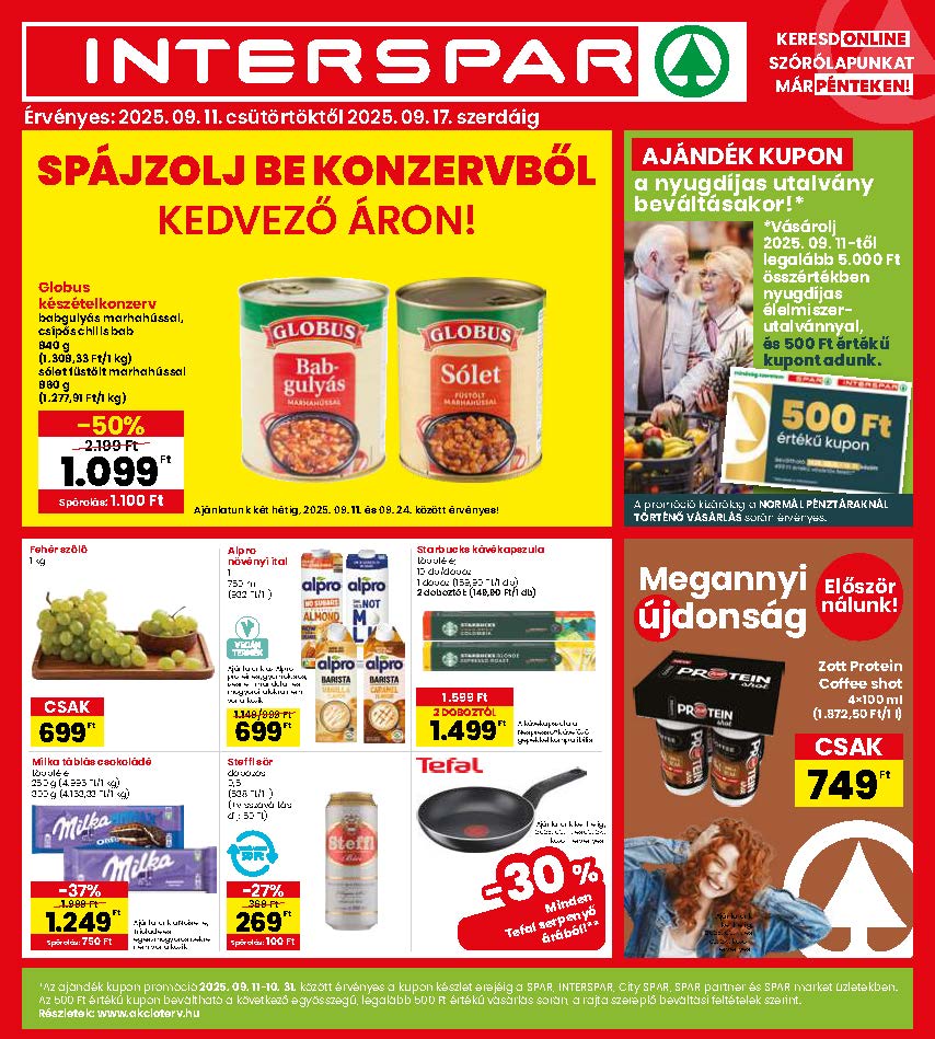 interspar akciós újság 2025 37 hét