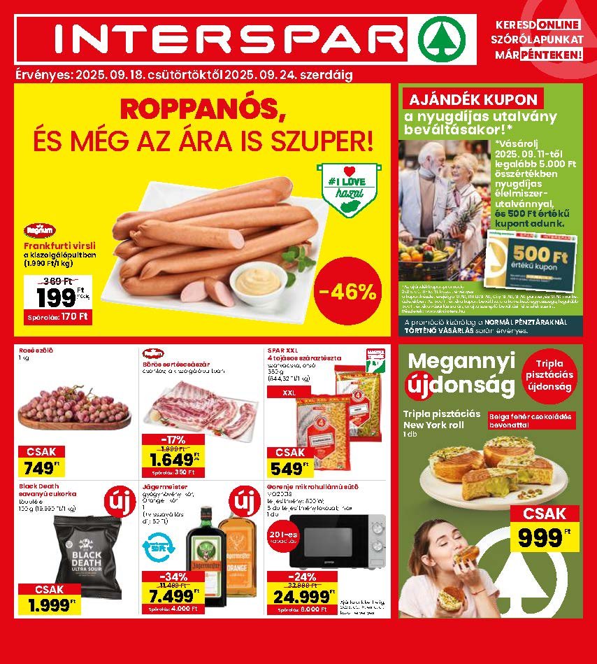 interspar akciós újság 2025 38 hét