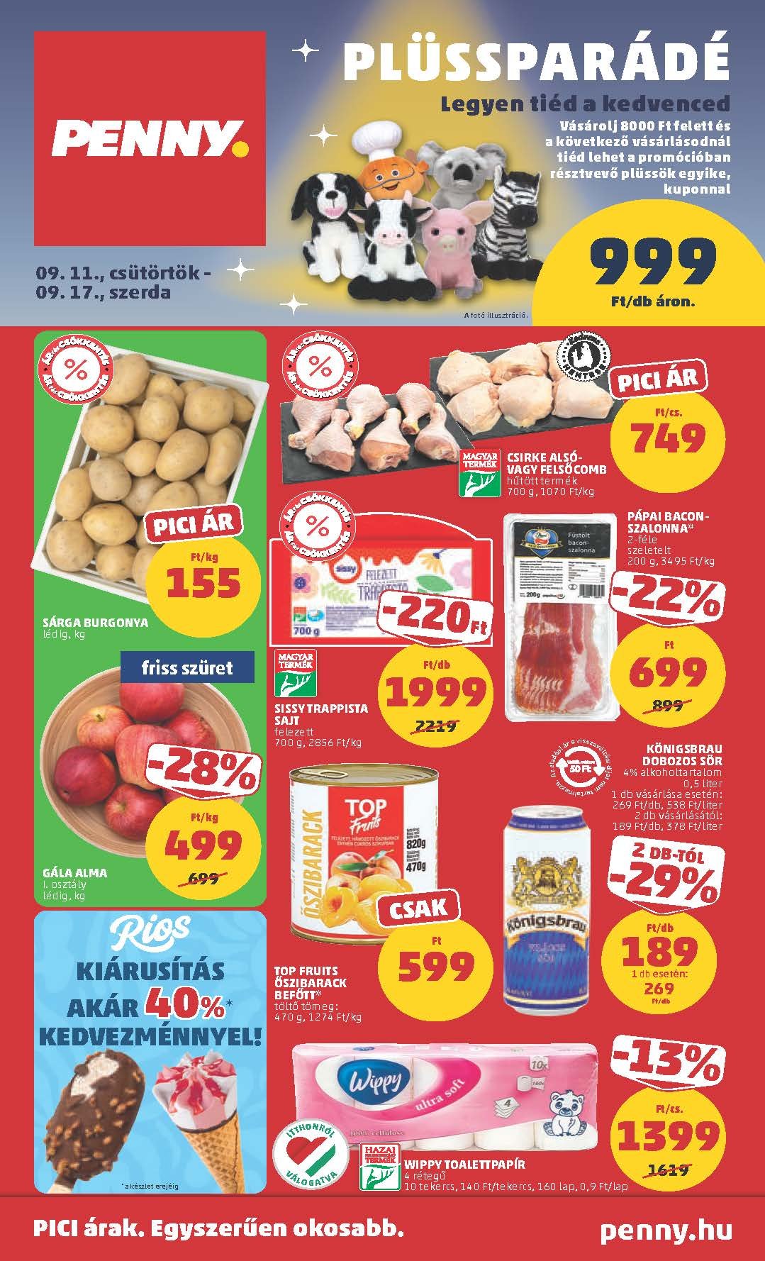penny akciós újság 2025 37 hét