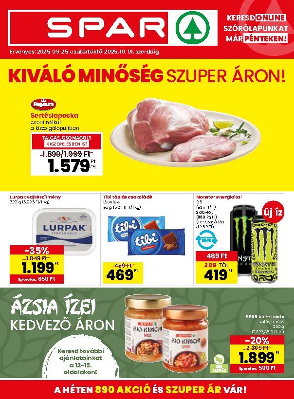 spar akciós újság 2025 39 hét