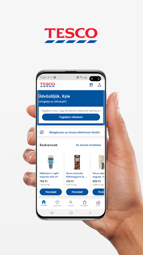 tesco applikáció