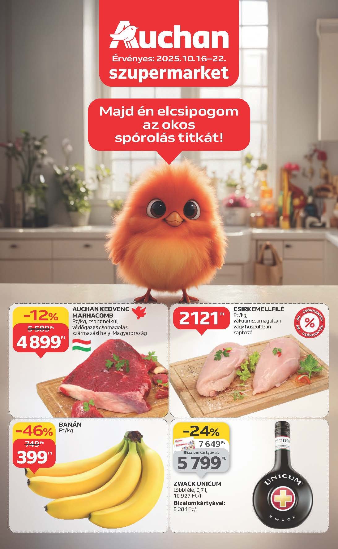 auchan akciós újság 2025 42 hét