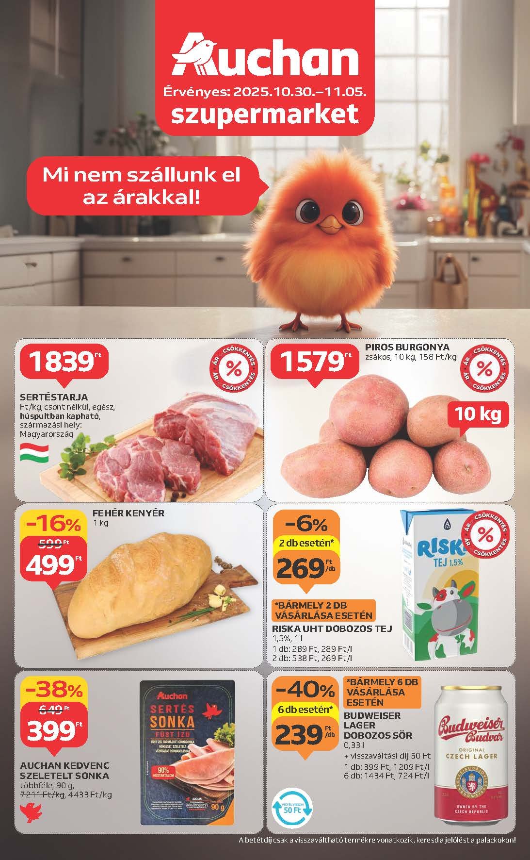auchan akciós újság 2025 44 hét