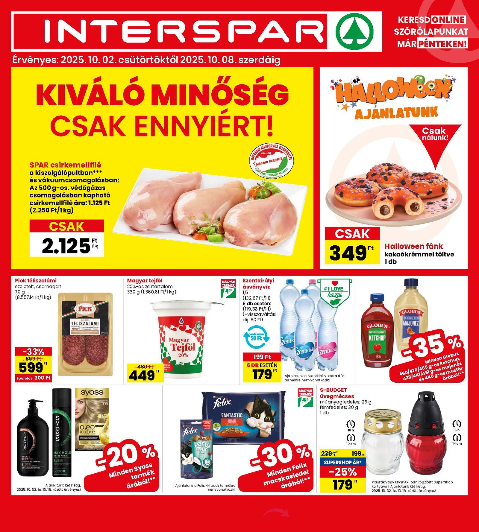 interspar akciós újság 2025 40 hét