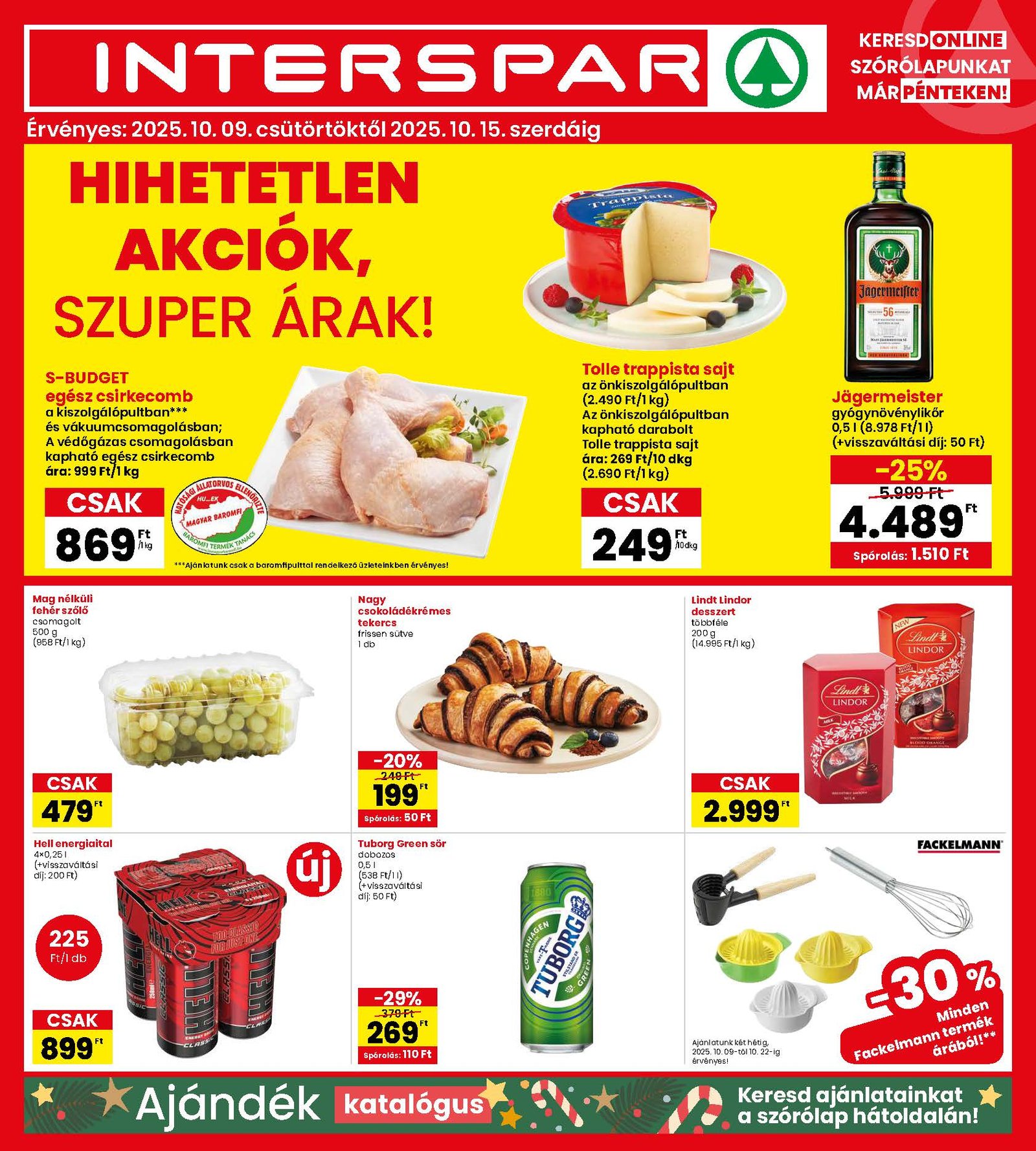 interspar akciós újság 2025 41 hét