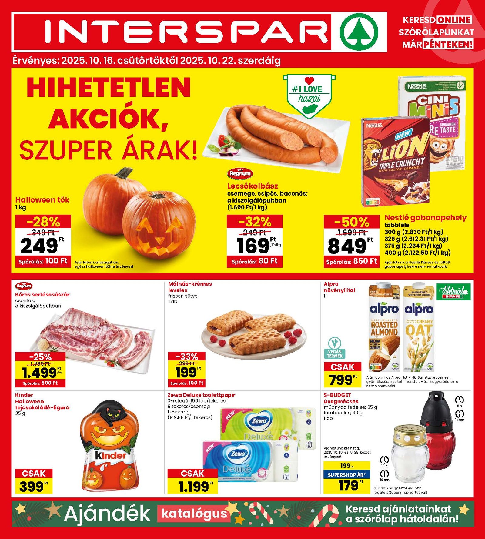 interspar akciós újság 2025 42 hét