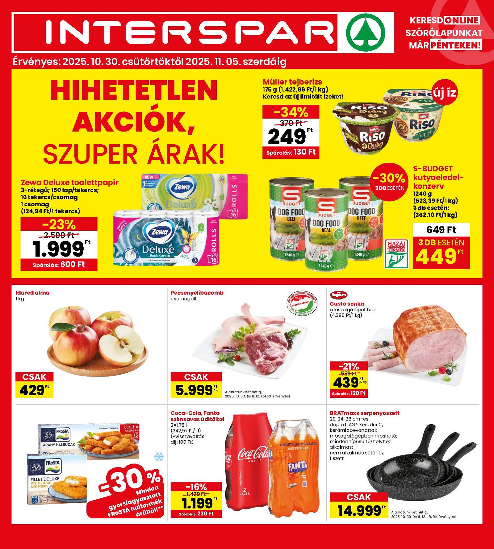 interspar akciós újság 2025 44 hét