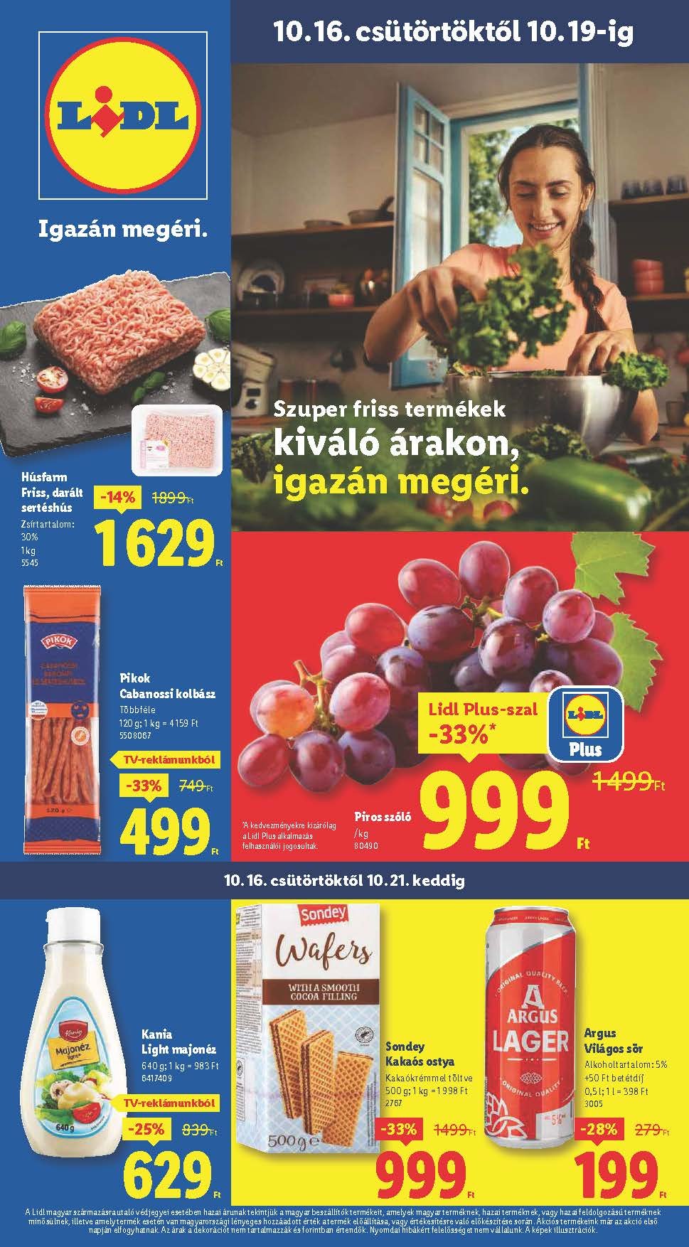 lidl akciós újság 2025 42 hét