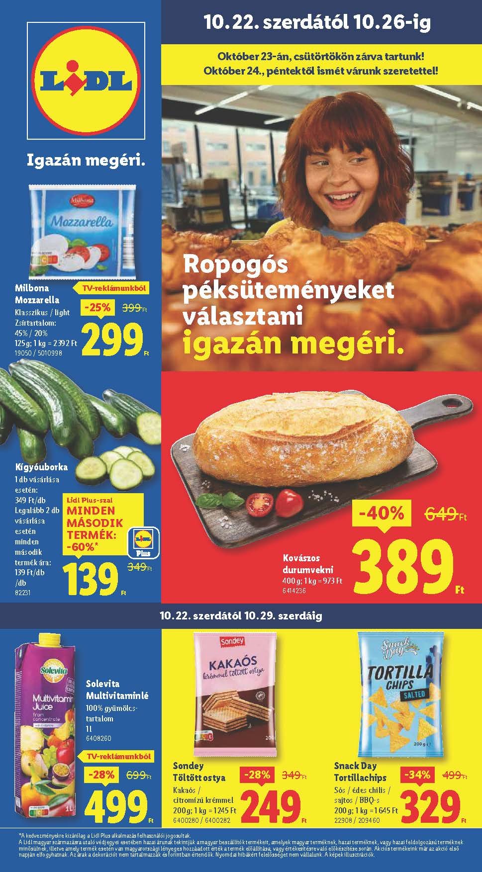 lidl akciós újság 2025 43 hét