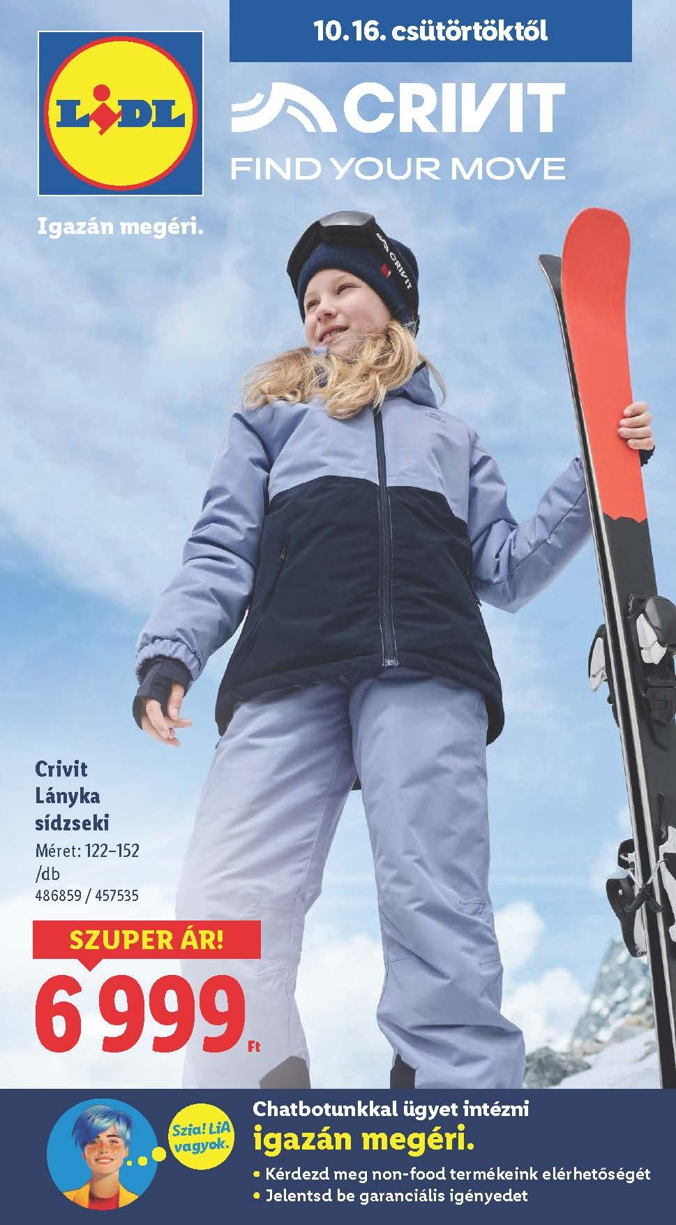 lidl nonfood akciós újság 2025 42 hét