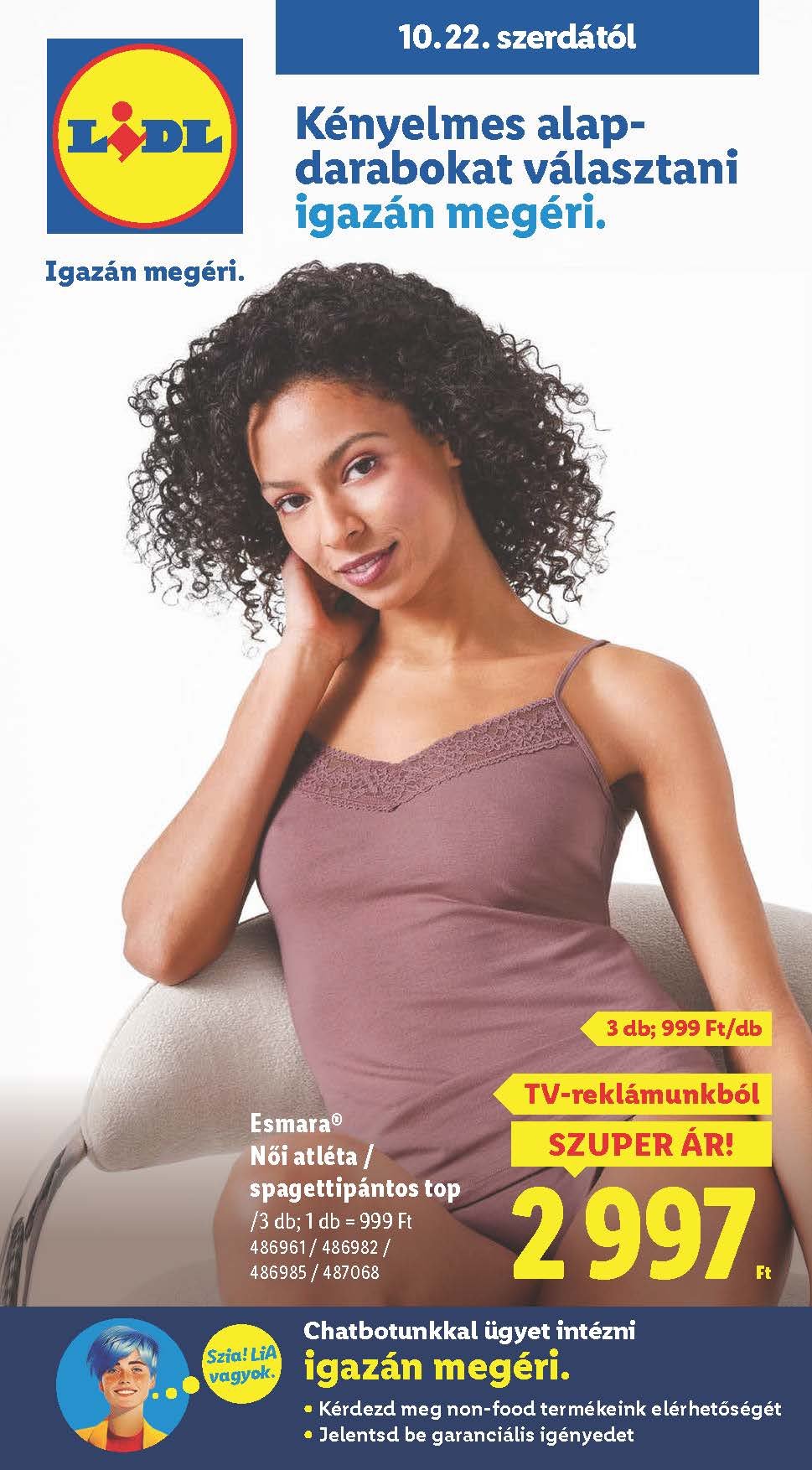 lidl nonfood akciós újság 2025 43 hét