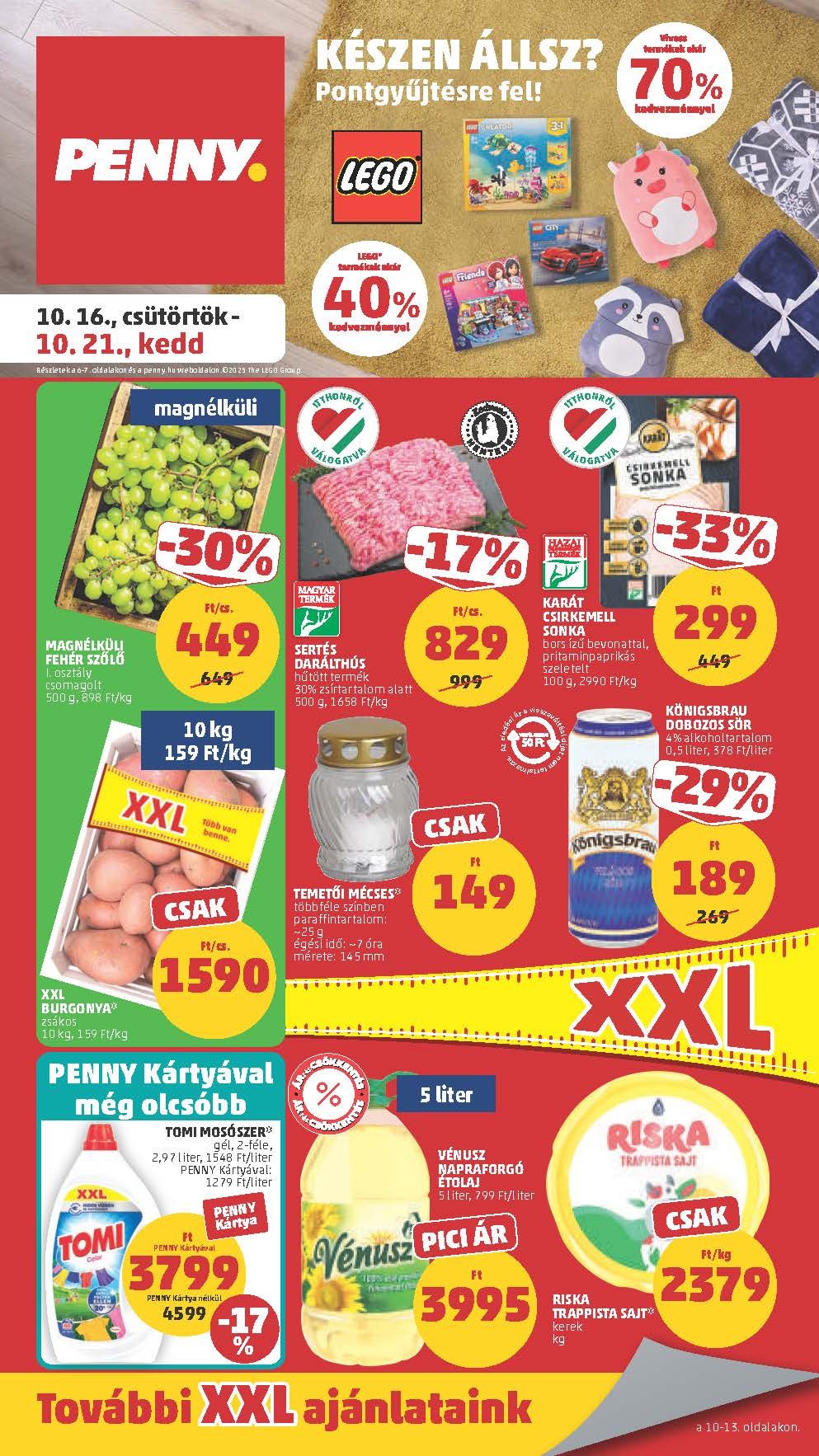 penny akciós újság 2025 42 hét