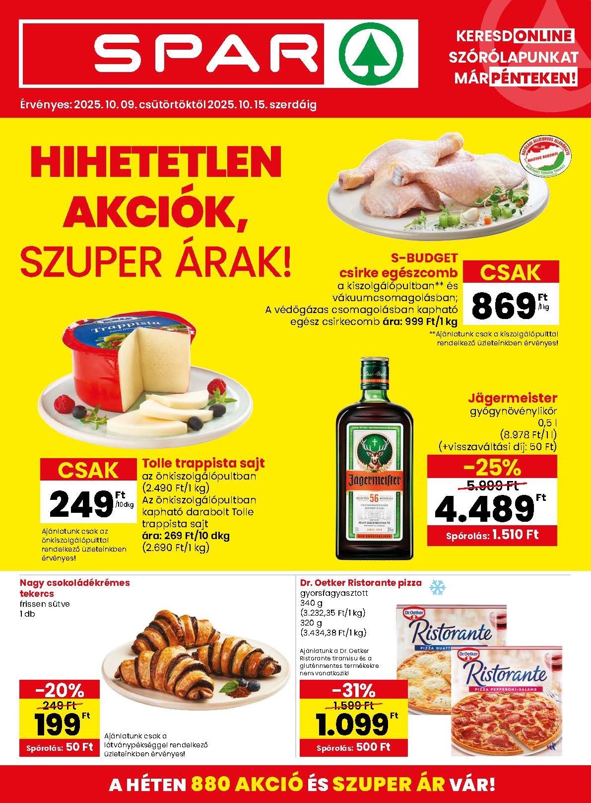spar akciós újság 2025 41 hét