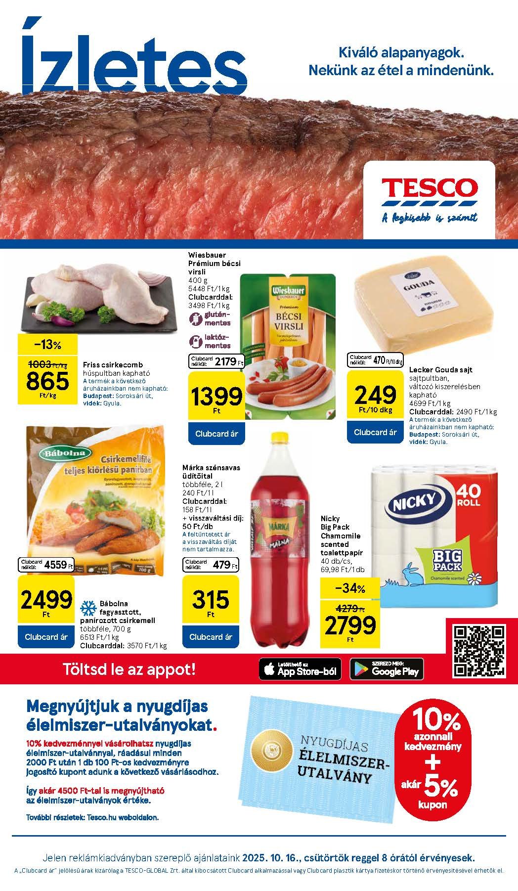 tesco hipermarket akciós újság 2025 42 hét