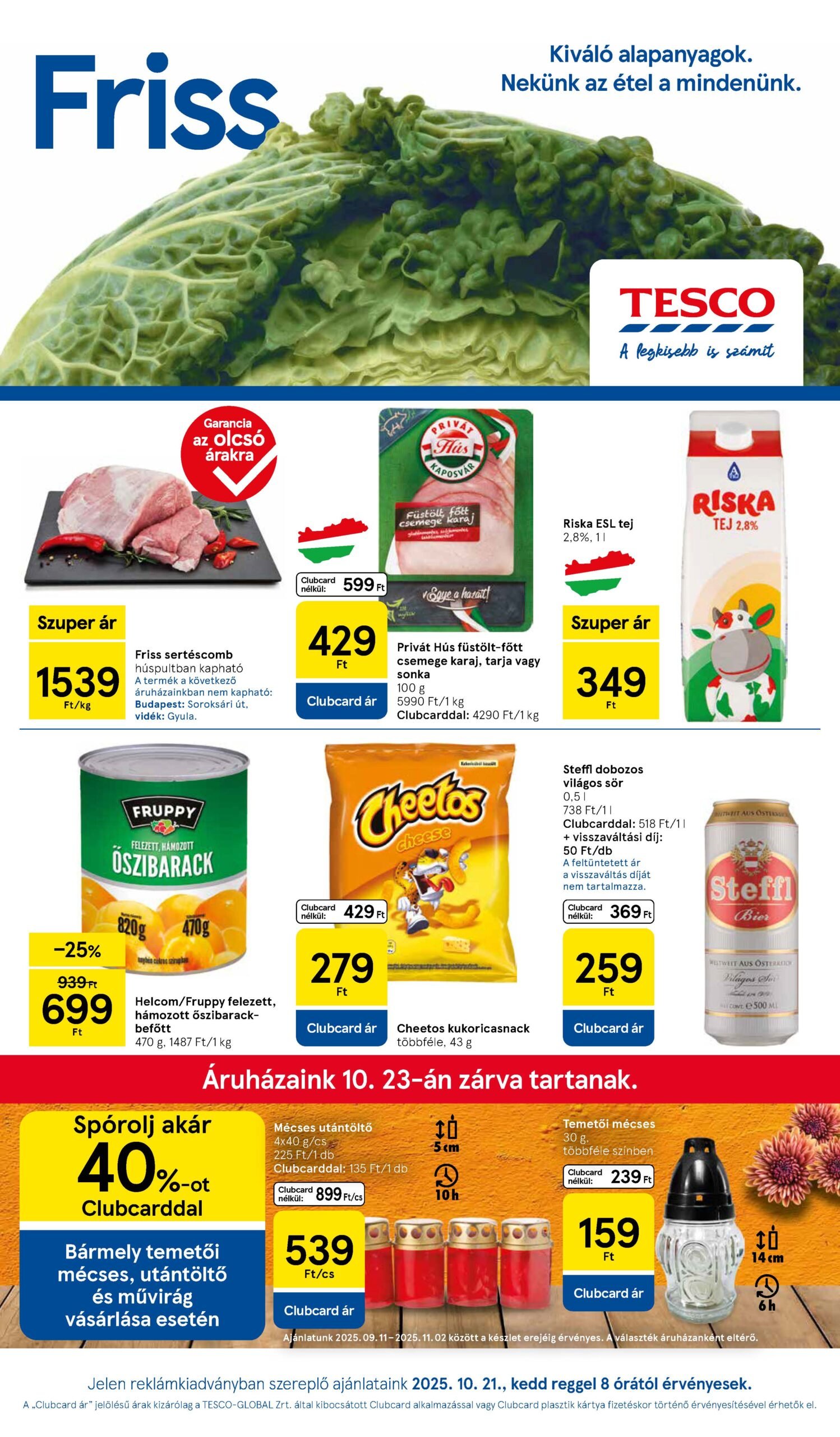 tesco hipermarket akciós újság 2025 43 hét