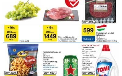 tesco szupermarket akciós újság 2025 40 hét