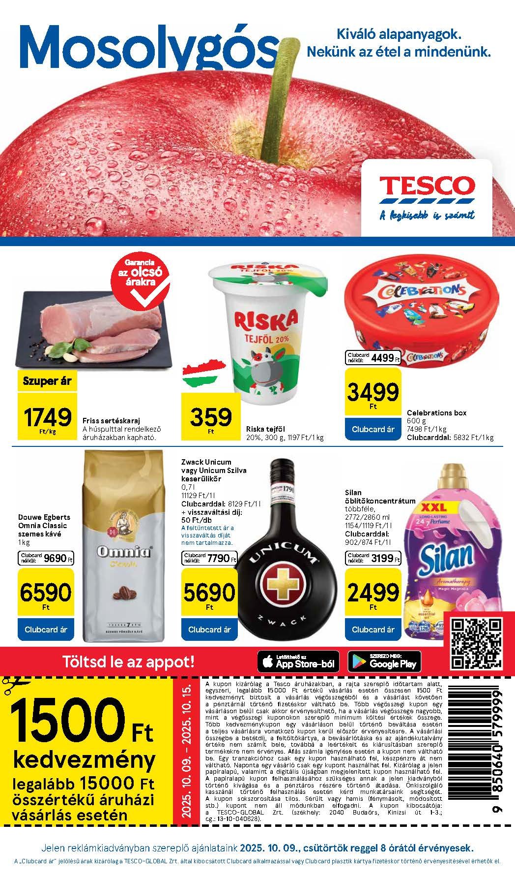 tesco szupermarket akciós újság 2025 41 hét