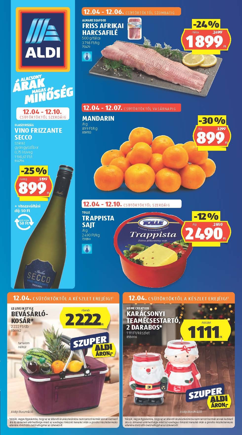 aldi akciós újság 2025 49 hét