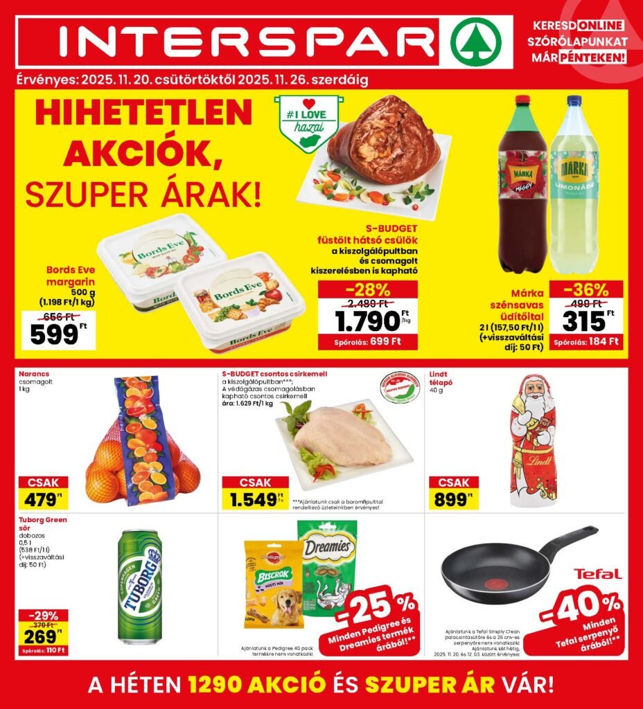 interspar akciós újság 2025 47 hét