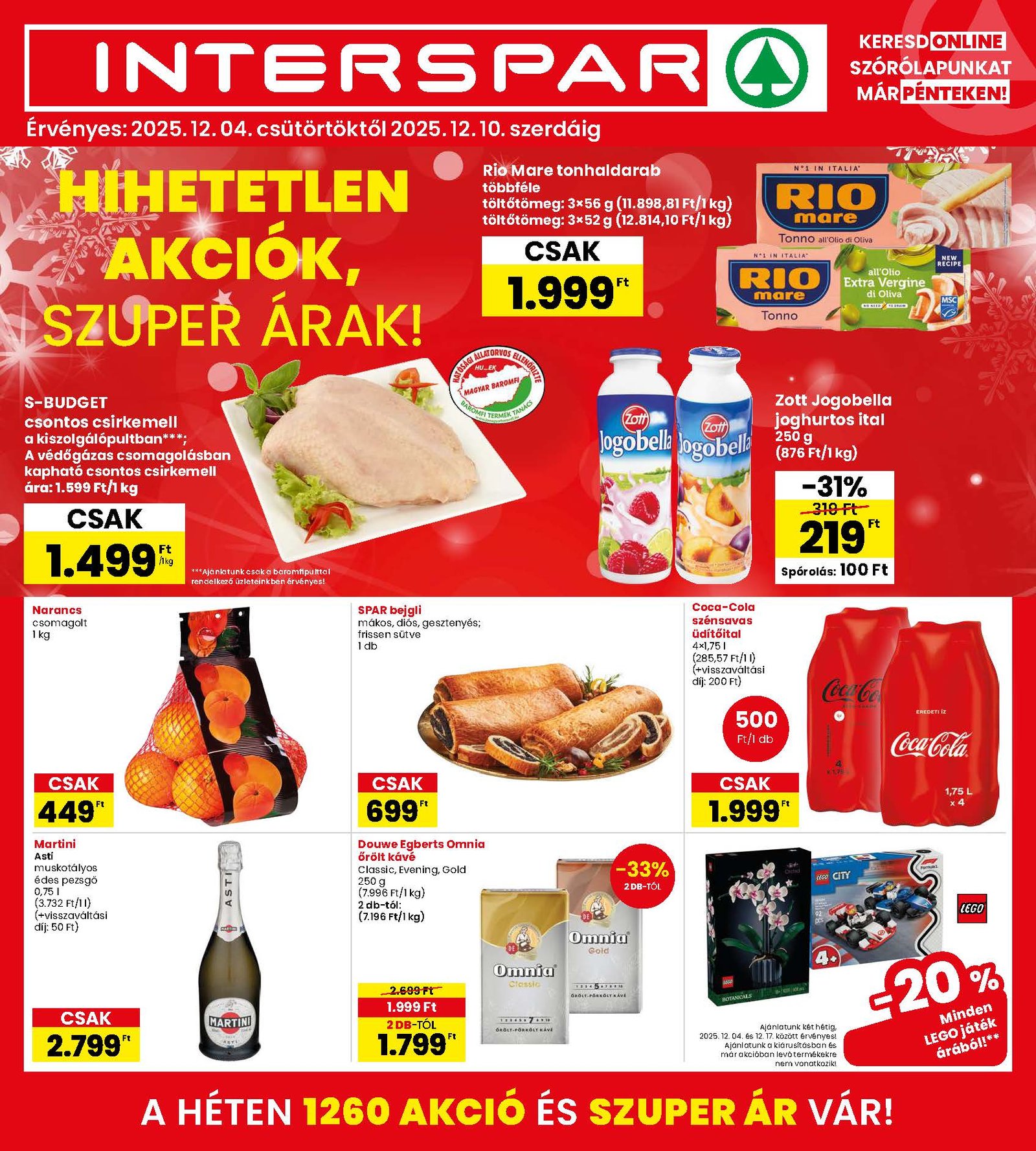 interspar akciós újság 2025 49 hét