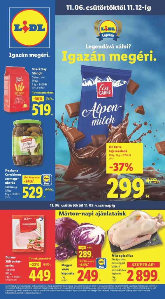 lidl akciós újság 2025 45 hét