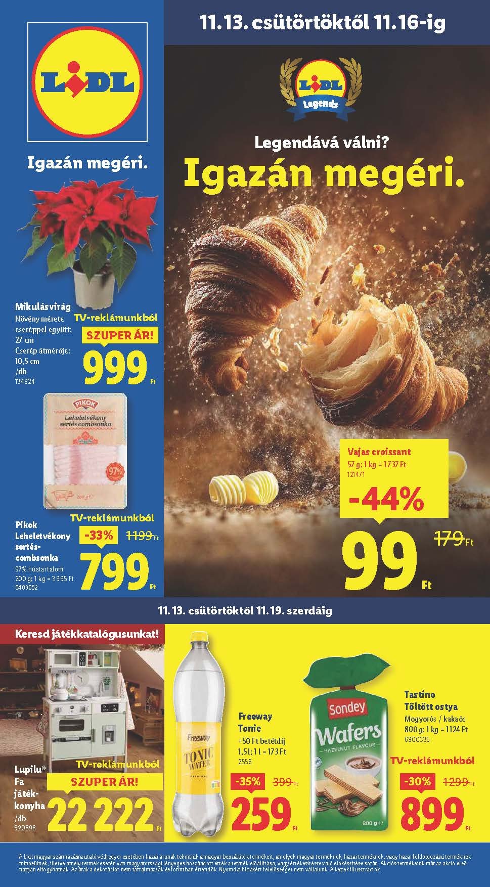 lidl akciós újság 2025 46 hét