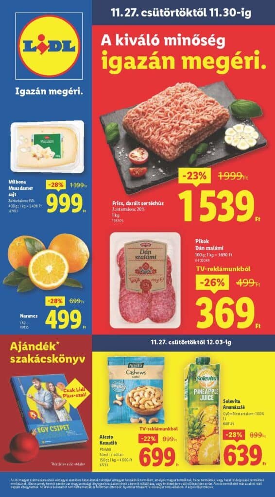 lidl akciós újság 2025 48 hét
