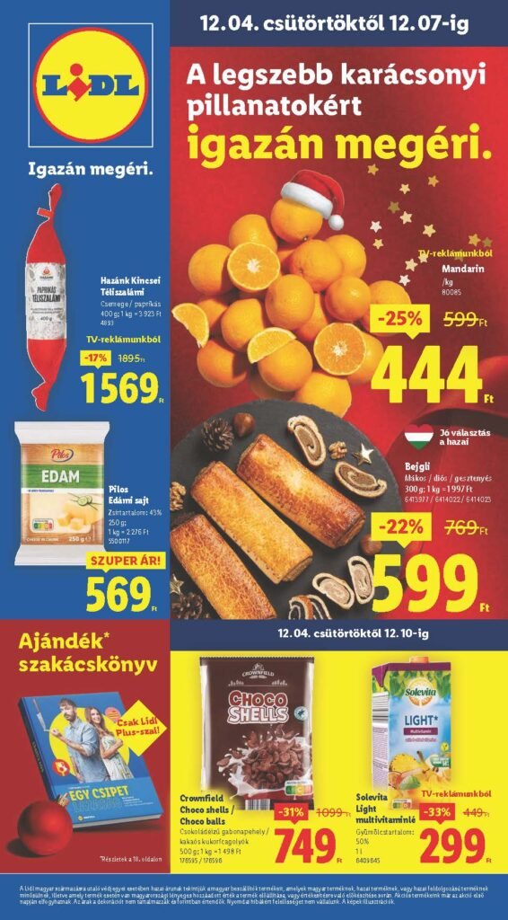 lidl akciós újság 2025 49 hét