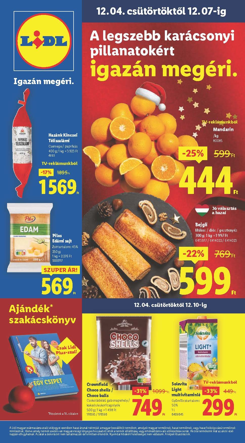lidl akciós újság 2025 49 hét
