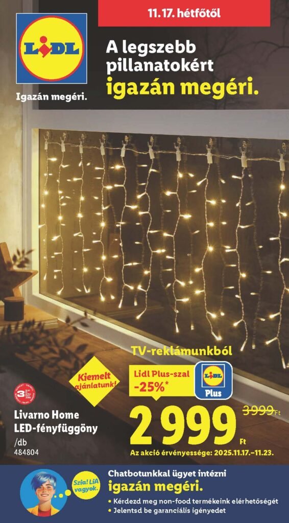 lidl nonfood akciós újság 2025 46 hét