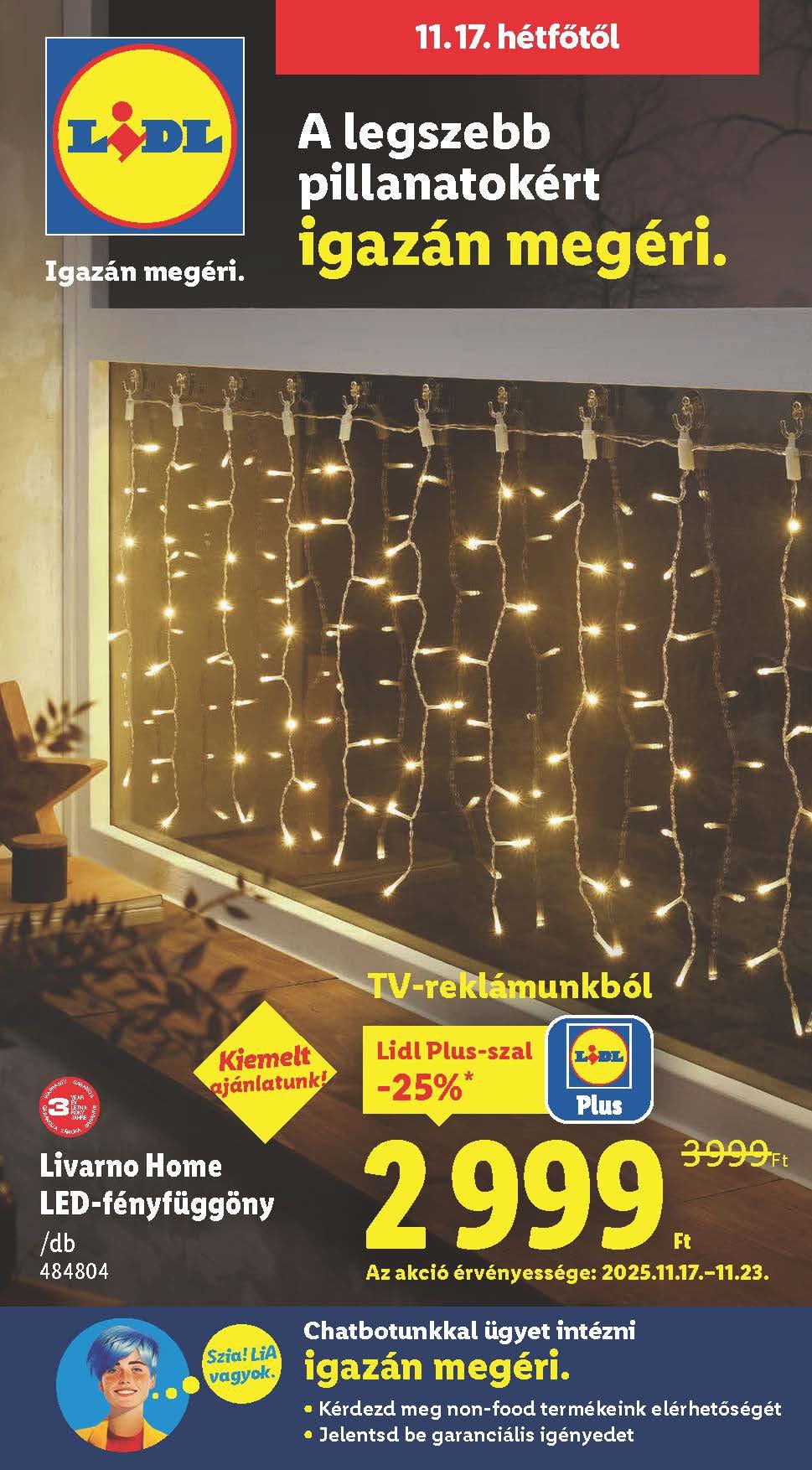 lidl nonfood akciós újság 2025 46 hét