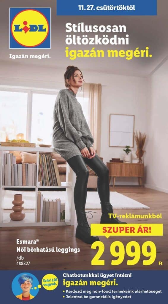 lidl nonfood akciós újság 2025 48 hét