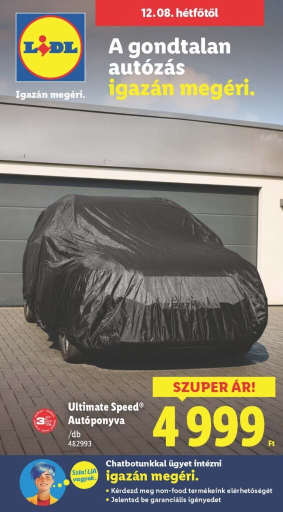 lidl nonfood akciós újság 2025 49 hét