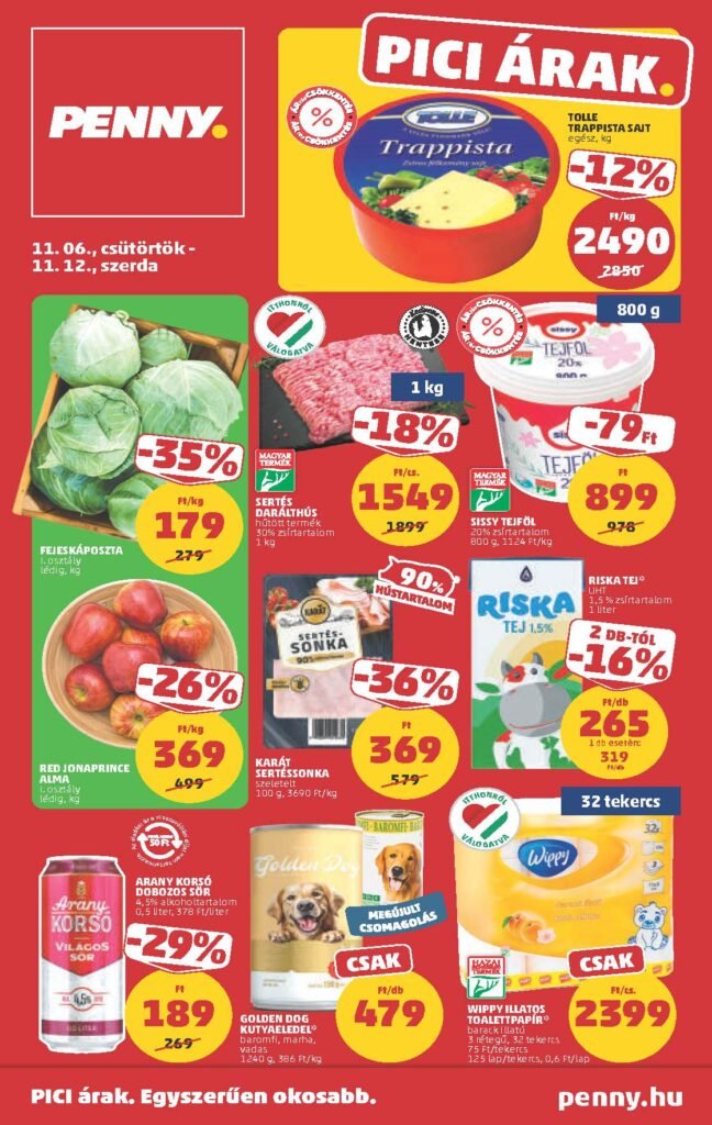 penny akciós újság 2025 45 hét