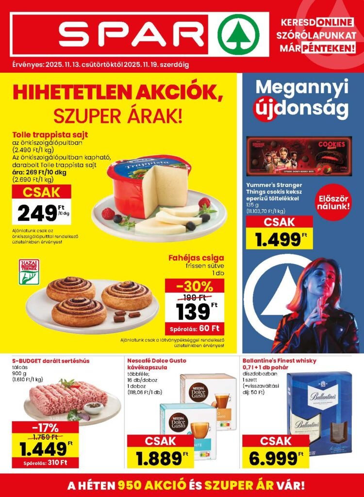 spar akciós újság 2025 46 hét