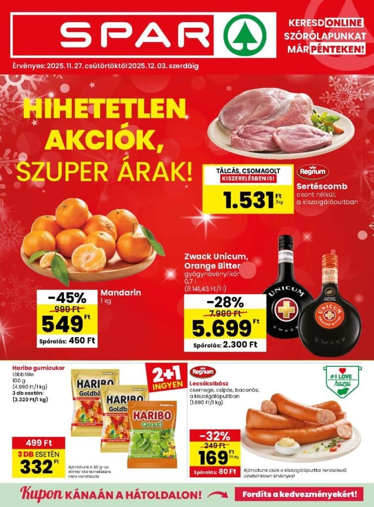 spar akciós újság 2025 48 hét