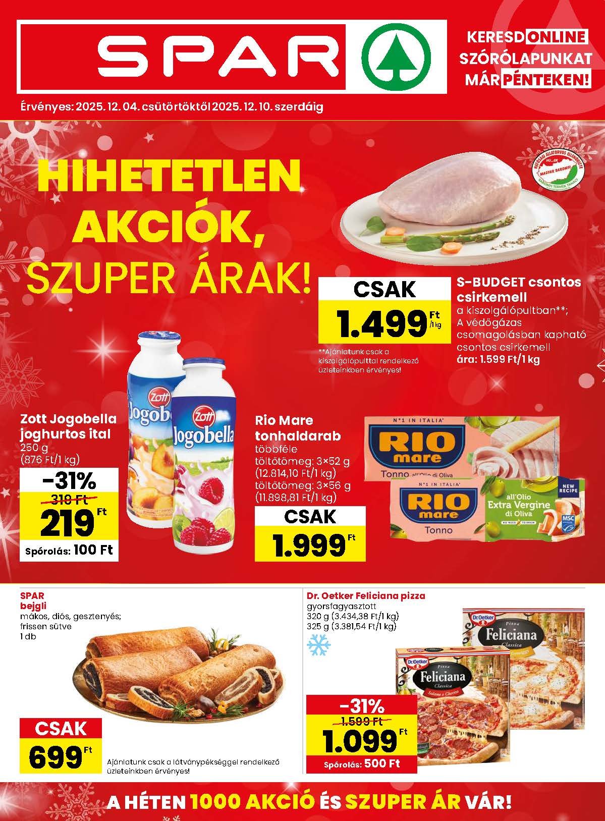 spar akciós újság 2025 49 hét