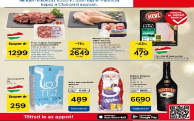 tesco szupermarket akciós újság 2025 47 hét