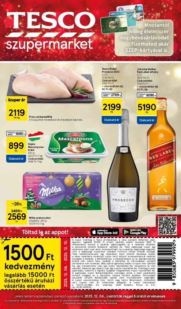 tesco szupermarket akciós újság 2025 49 hét