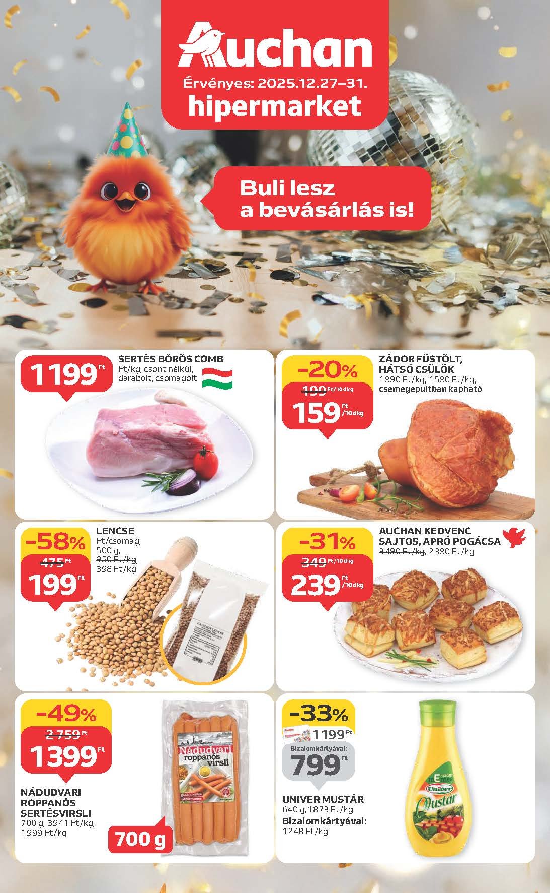 auchan akciós újság 2025 52 hét