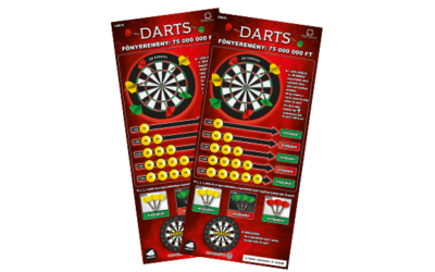 darts sorsjegy