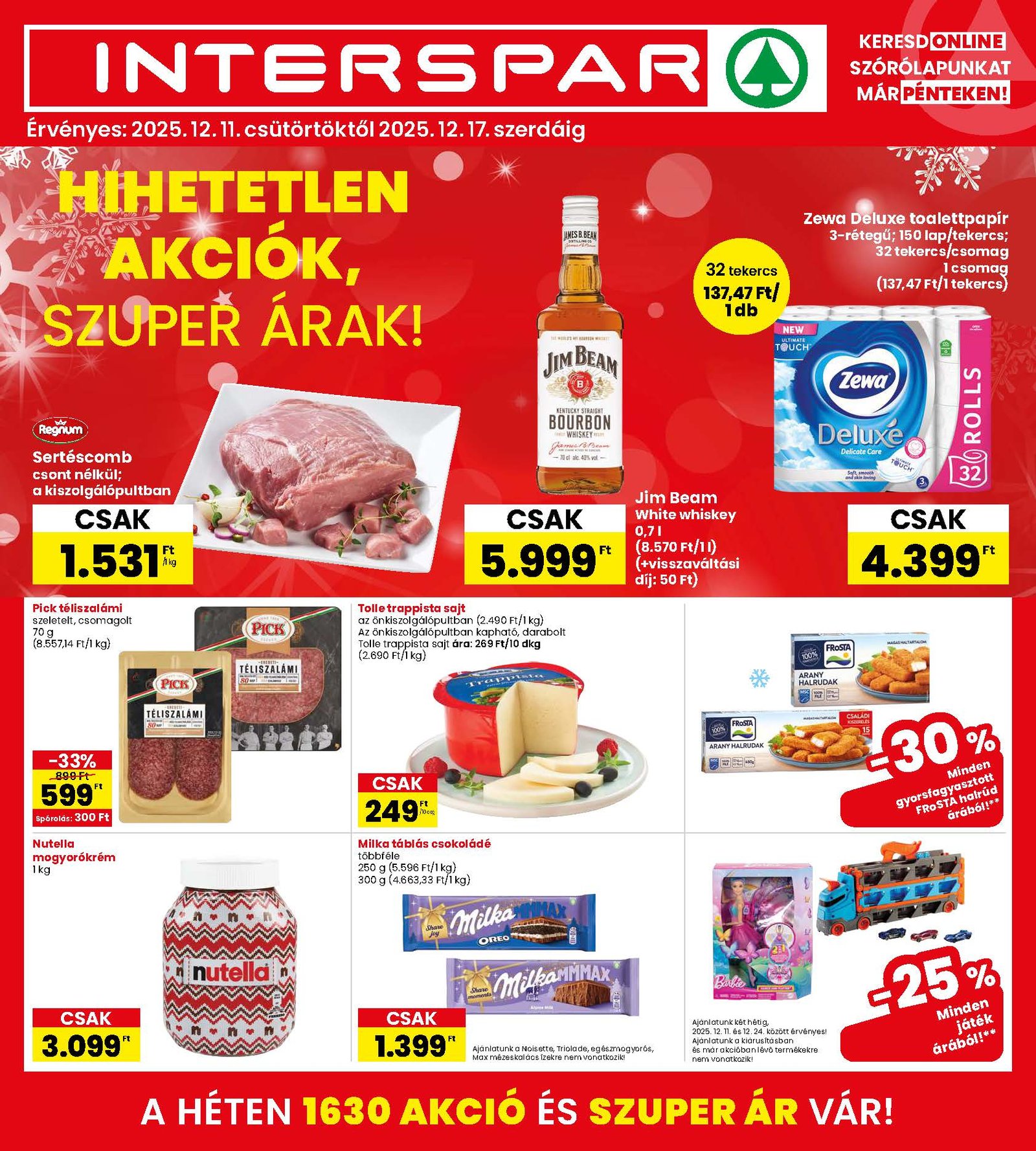 interspar akciós újság 2025 50 hét