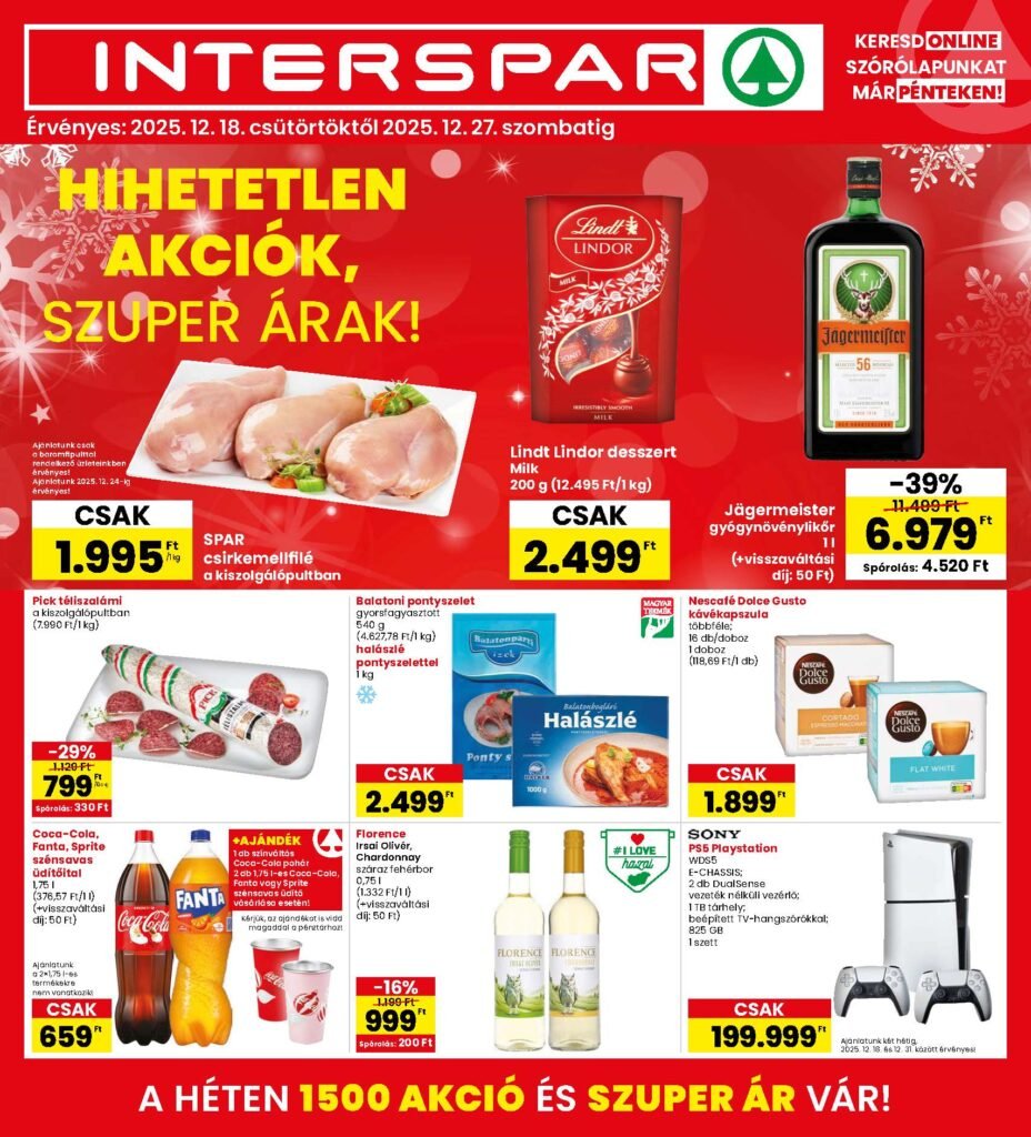 interspar akciós újság 2025 51 hét