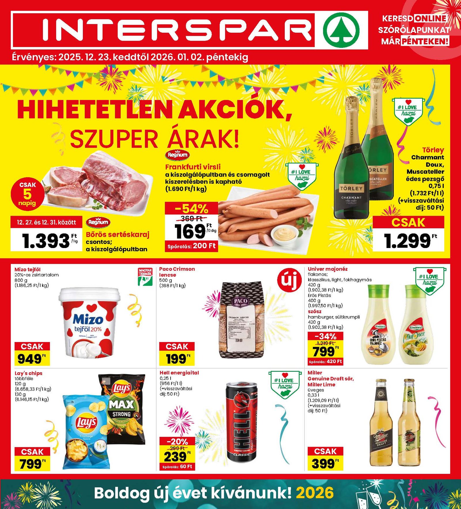 interspar akciós újság 2025 52 hét
