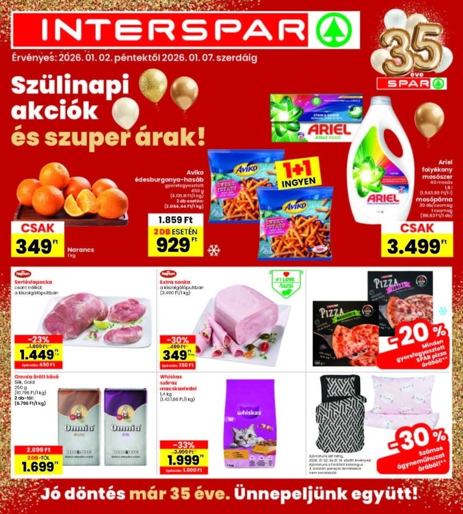 interspar akciós újság 2026 1 hét